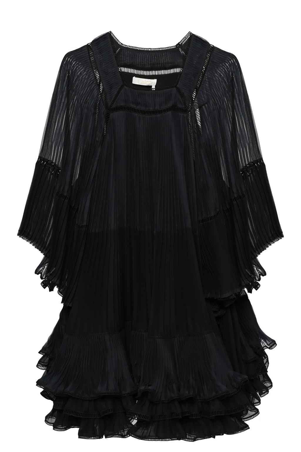 Chloe pleated clearance dress